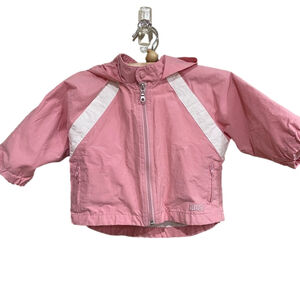 Roots baby jacket size small 6 months pink